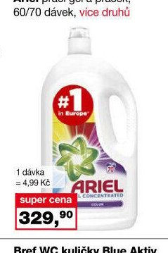 Ariel prací gel a prášek