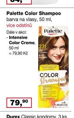 Palette Color Shampoo barva na vlasy, 50 ml