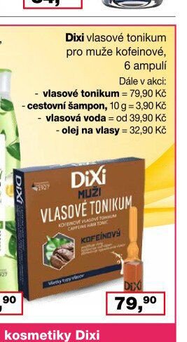 Dixi vlasové tonikum pro muže kofeinové