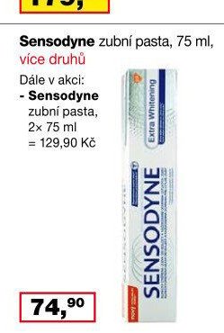 Sensodyne zubní pasta, 75 ml