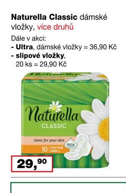 Naturella Classic dámské vložky