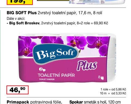 Big Soft Plus toaletní papír