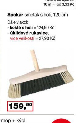 Spokar smeták s holí
