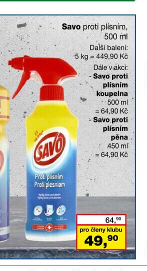 Savo proti plísním