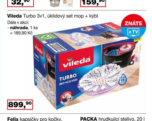 Vileda Turbo 3v1 set