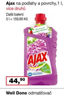 Ajax na podlahy a povrchy, 1 l, více druhů