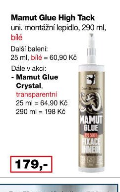 Mamut Glue High Tack uni. montážní lepidlo