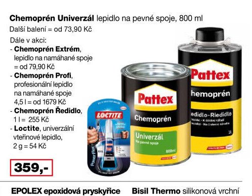 Chemoprén Univerzál lepidlo