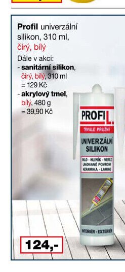 Profil univerzální silikon