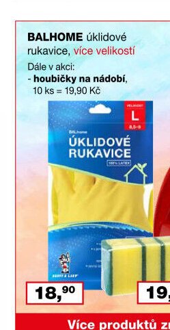 BALHOME úklidové rukavice