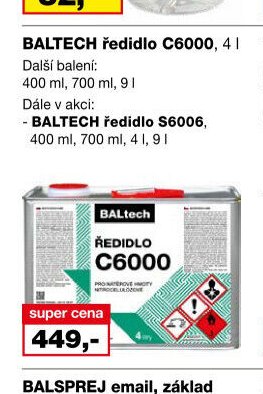 BALTECH ředidlo C6000