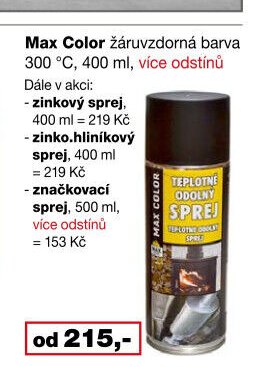 Max Color žáruvzdorná barva