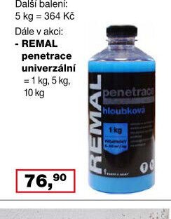REMAL penetrace hloubková, 1 kg