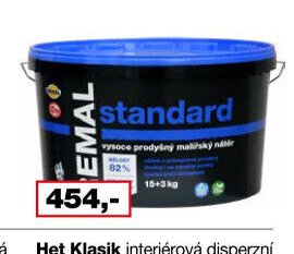 REMAL Standard bílá malířská barva