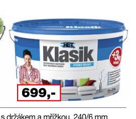 Het Klasik interiérová disperzní vysoce bílá barva