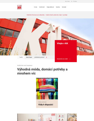 aktuální leták Kik textil 11.1.2023-17.1.2023