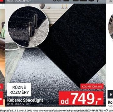 Koberec Spacelight - ASKO aktualniletaky.eu