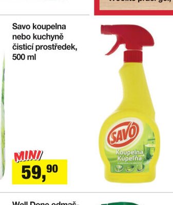 Savo koupelna nebo kuchyně čisticí prostředek, 500 ml