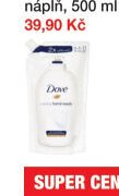 Dove tekuté mýdlo, náplň, 500 ml