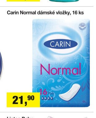 Carin Normal dámské vložky 16 ks