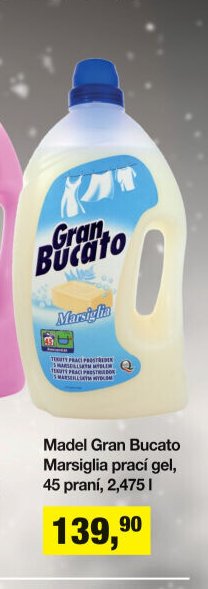 Madel Gran Bucato Marsiglia prací gel 2,475 l