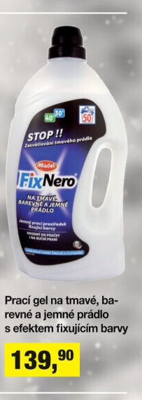Madel FixNero prací gel na tmavé prádlo