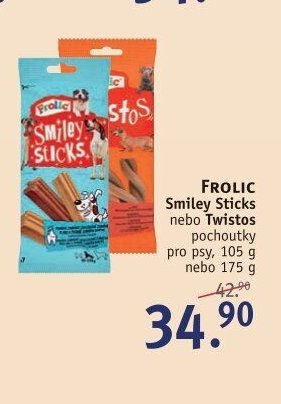 FROLIC Smiley Sticks nebo Twistos pochoutky