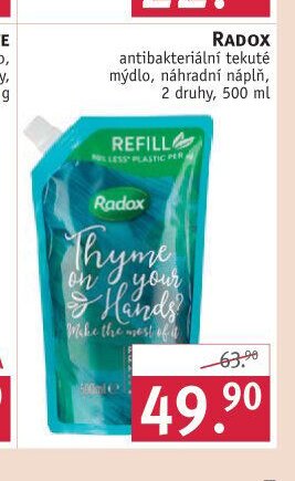 RADOX antibakteriální tekuté mýdlo