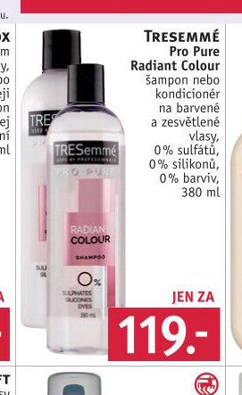 Tresemmé Pro Pure šampon nebo kondicionér