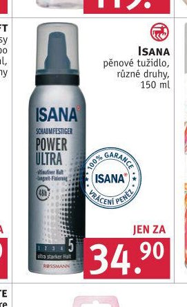 Isana pěnové tužidlo