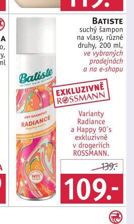 Batiste suchý šampon