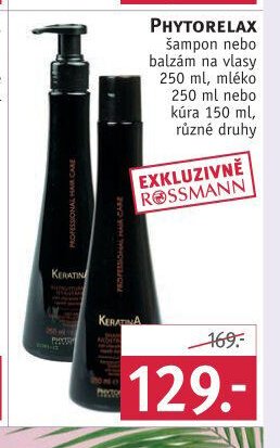 PHYTORELAX šampon nebo balzám na vlasy 250 ml, mléko 250 ml, kúra 150 ml