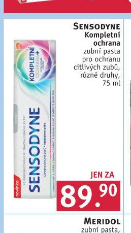 SENSODYNE Kompletní ochrana zubní pasta