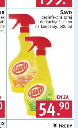 Savo deinfekční sprej do kuchyně