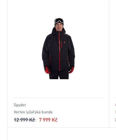 Spyder Vertex lyžařská bunda