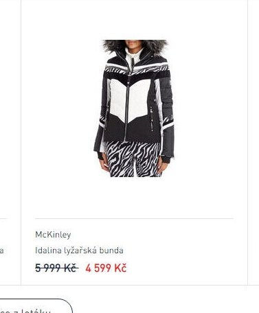 McKinley Idalina lyžařská bunda
