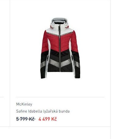 McKinley Safine Idabella lyžařská bunda