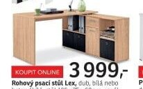 Rohový psací stůl Lex