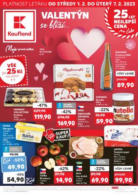 aktuální leták Kaufland 1.2.2023-7.2.2023