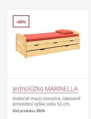 Jednolůžko MARINELLA