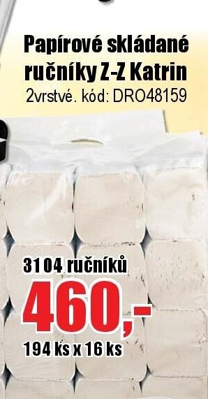 Papírové skládané ručníky Z-Z Katrin - EVA.cz aktualniletaky.eu