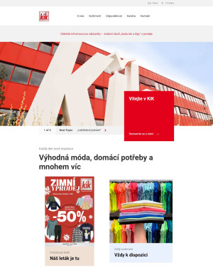 aktuální leták Kik textil 1.2.2023-7.2.2023