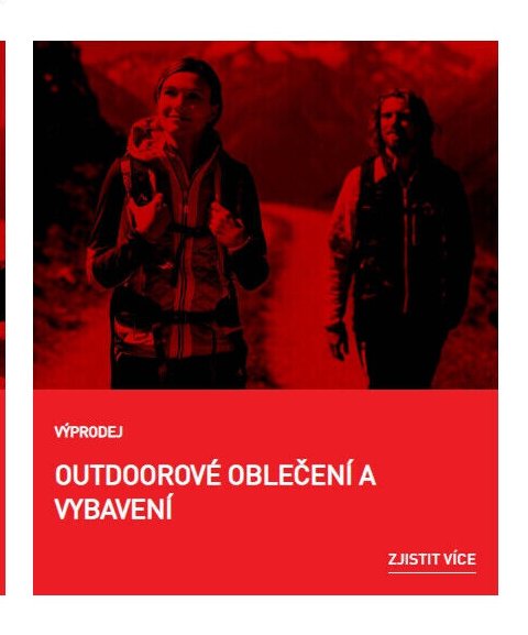 OUTDOOROVÉ OBLEČENÍ A VYBAVENÍ