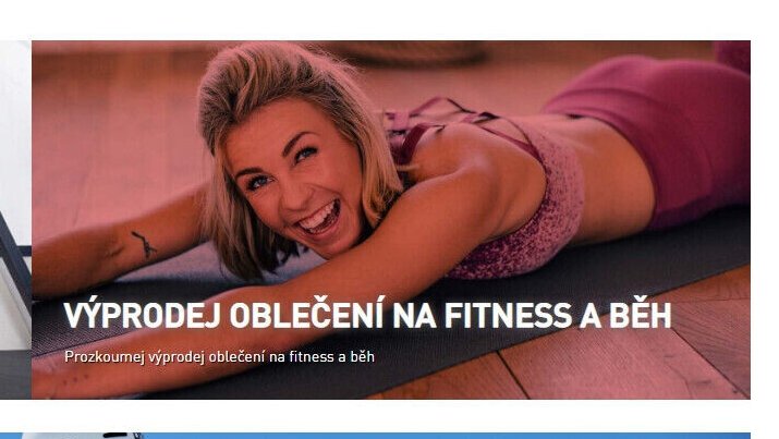 VÝPRODEJ OBLEČENÍ NA FITNESS A BĚH