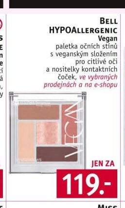Bell Hypoallergenic Vegan paletka