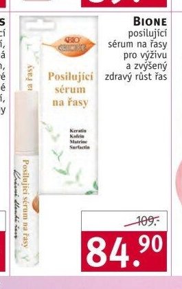 Bione posilující sérum na řasy