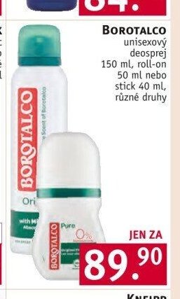 Borotalco unisexový deosprej