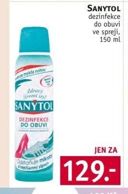 Sanytol dezinfekce do obuvi