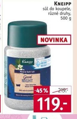 Kneipp sůl do koupele