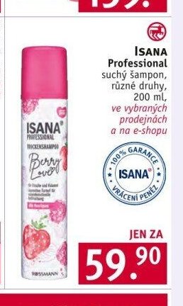 ISANA Professional suchý šampon